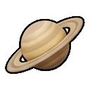 planet in clay style