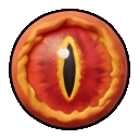 sauron_eye in clay style